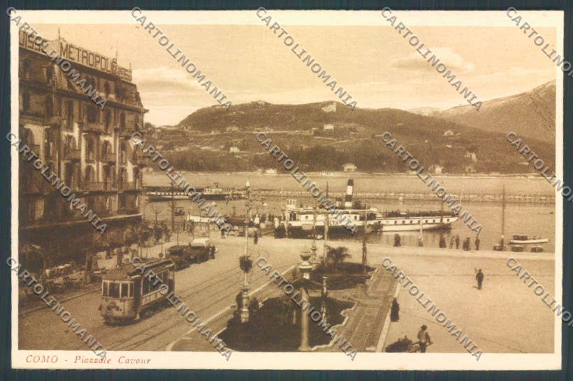 Como Città Battello Tram cartolina LQ1325 – fronte