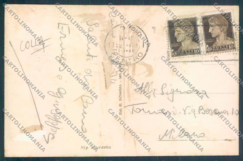 Como Città Brunate COLLA Foto cartolina LQ1329 – retro
