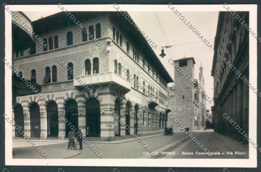 Como Città Banca Foto cartolina LQ1337 – fronte