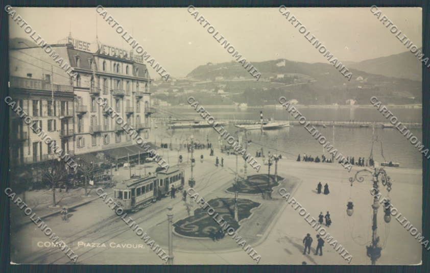 Como Città Tram Foto cartolina LQ1342 – fronte