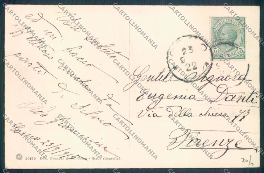 Como Città cartolina LQ1363 – retro