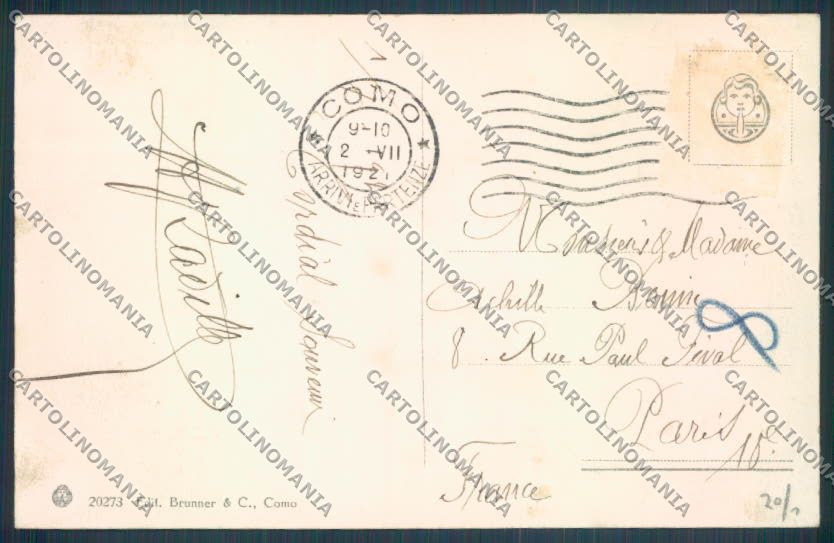 Como Città cartolina LQ1370 – retro