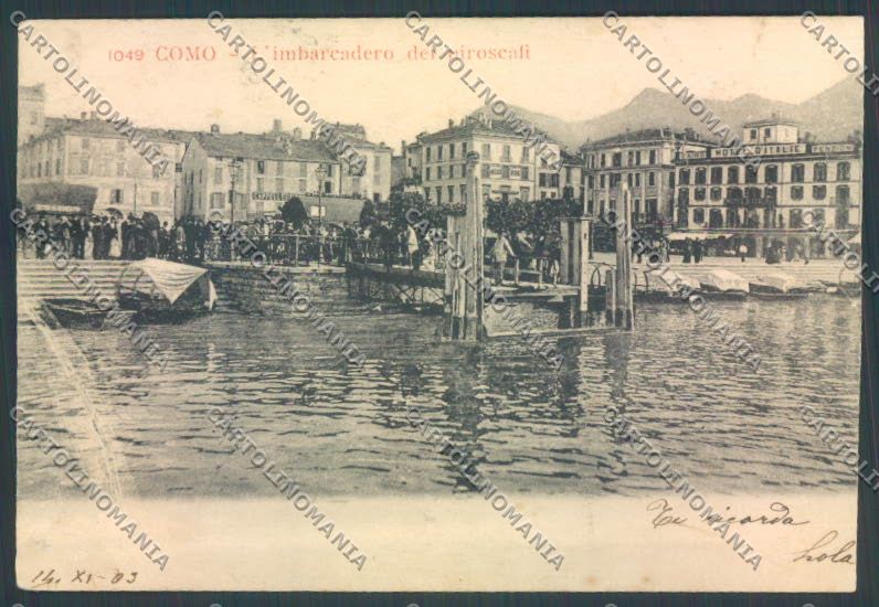 Como Città SCOLLATA cartolina LQ1387 – fronte