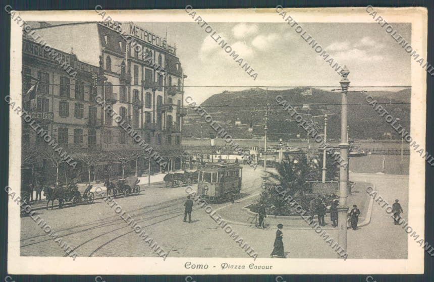 Como Città Tram ABRASA cartolina LQ1395 – fronte