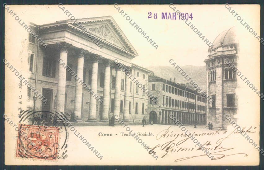 Como Città cartolina LQ1398 – fronte