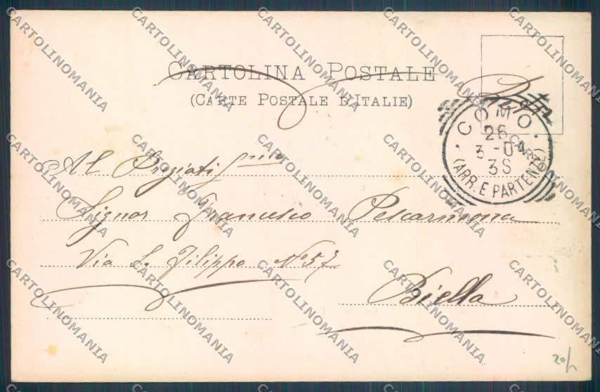 Como Città cartolina LQ1398 – retro