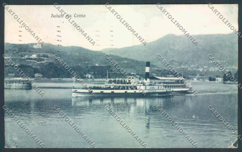 Como Città Battello cartolina LQ1406 – fronte