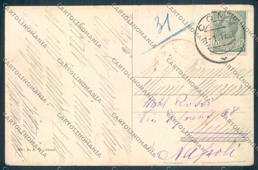 Como Città Battello cartolina LQ1407 – retro