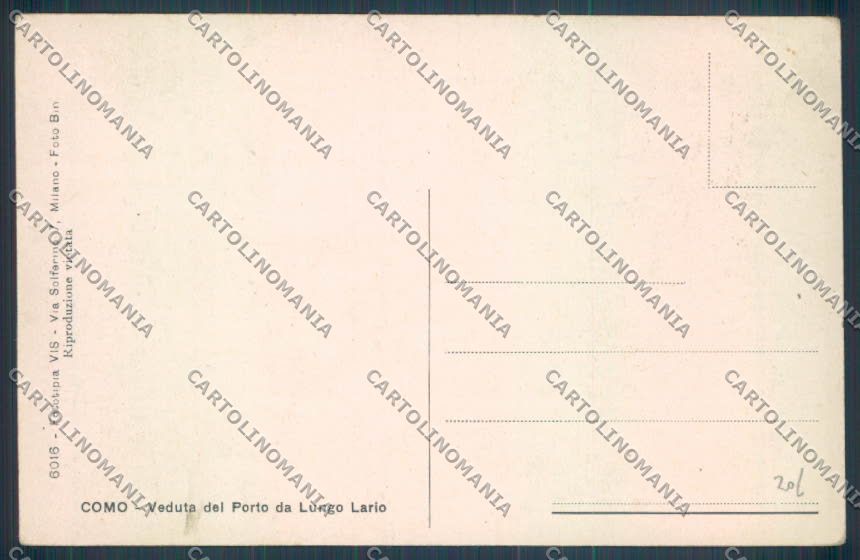 Como Città cartolina LQ1416 – retro