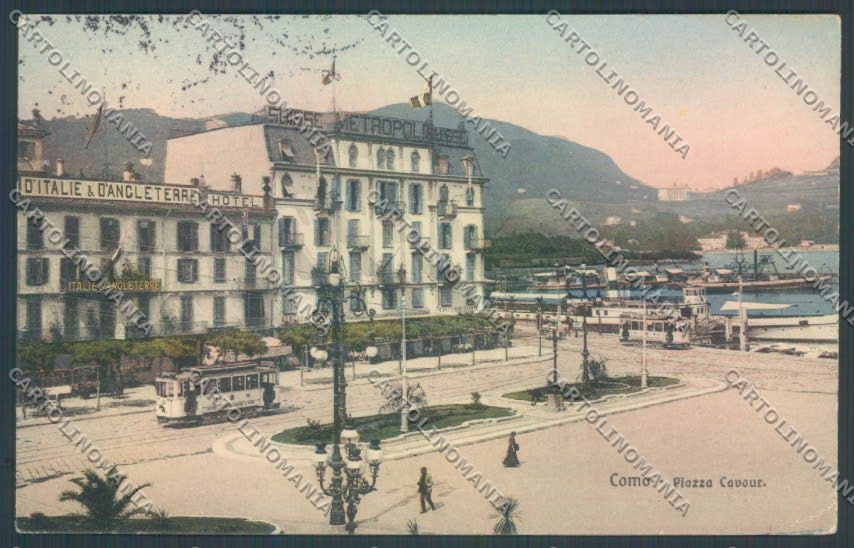 Como Città PIEGHINE cartolina LQ1432 – fronte