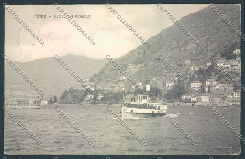 Como Città Battello cartolina LQ1459 – fronte