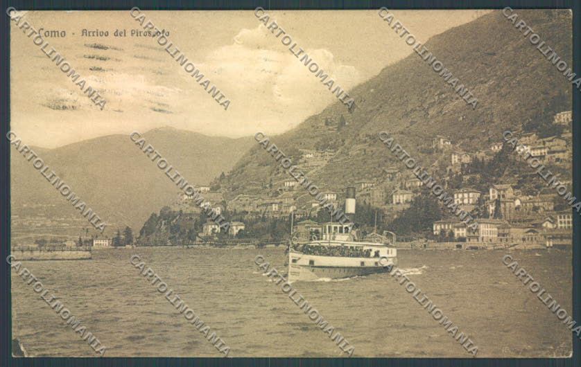 Como Città Battello cartolina LQ1460 – fronte
