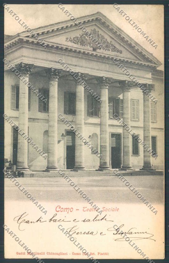 Como Città cartolina LQ1464 – fronte
