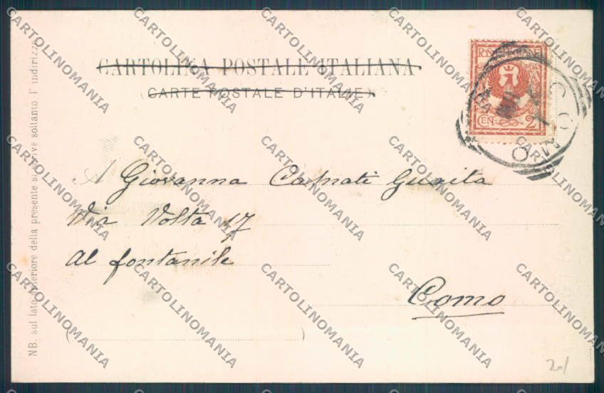 Como Città cartolina LQ1469 – retro