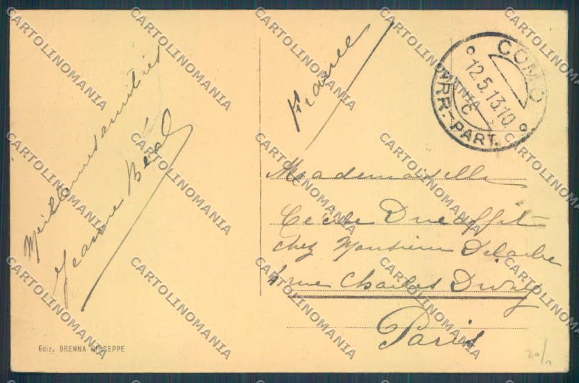 Como Città cartolina LQ1472 – retro