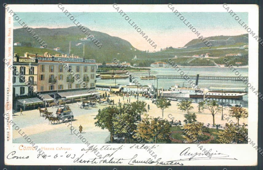Como Città cartolina LQ1474 – fronte