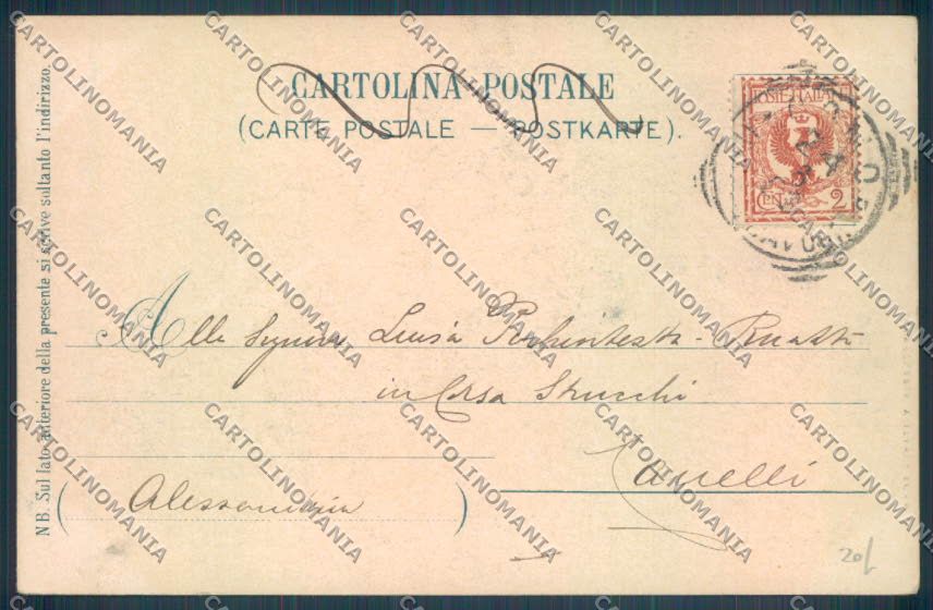 Como Città cartolina LQ1474 – retro