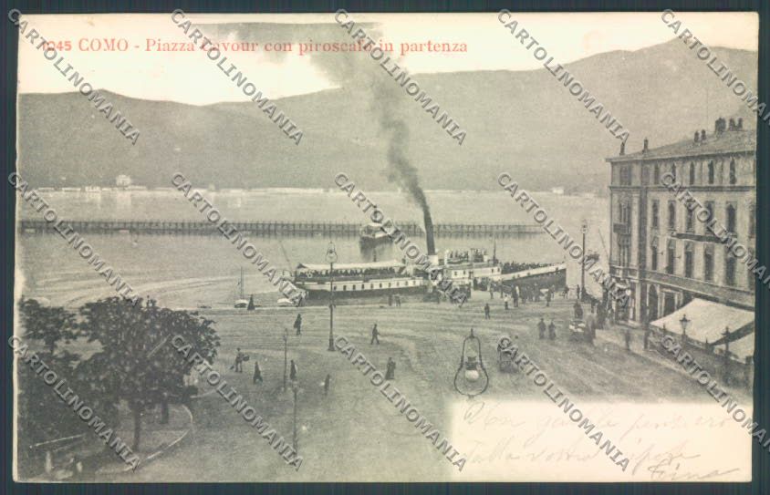 Como Città Battello cartolina LQ1476 – fronte