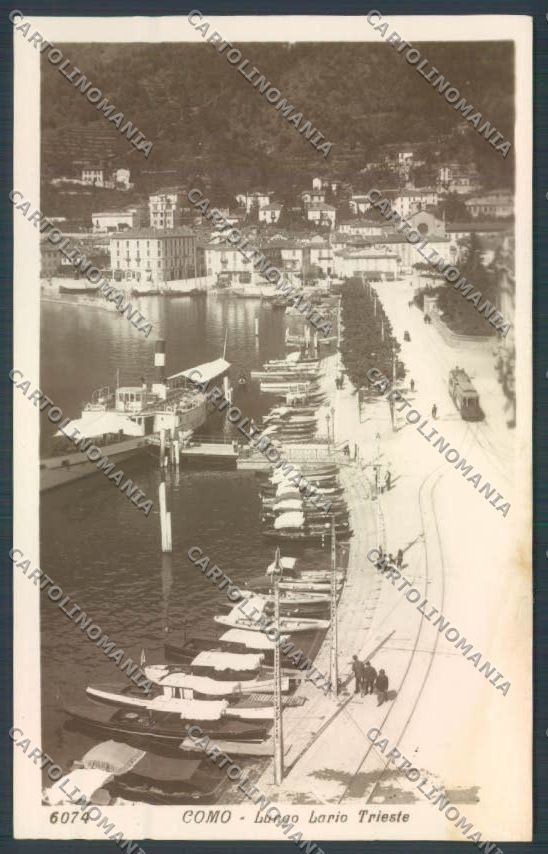 Como Città ABRASA Foto cartolina LQ1487 – fronte