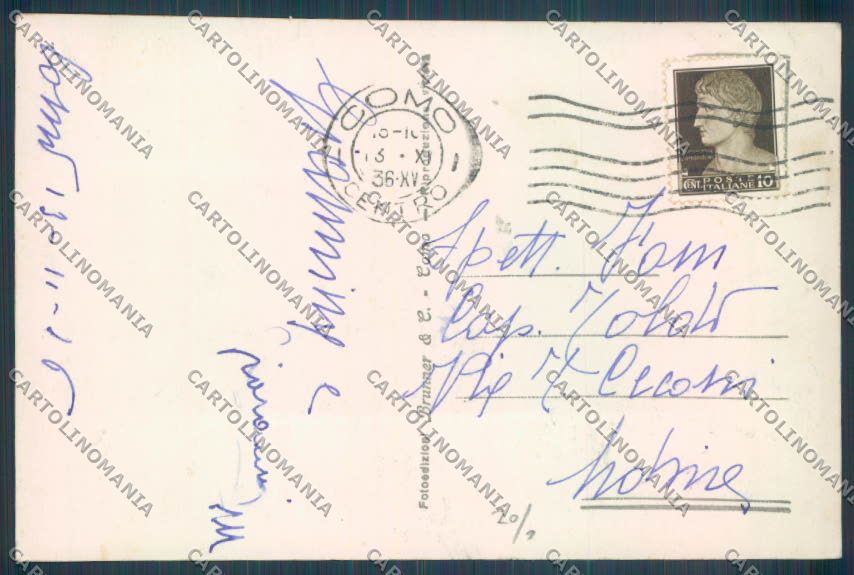 Como Città Foto cartolina LQ1495 – retro