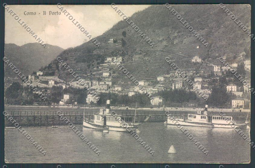 Como Città Battello cartolina LQ1507 – fronte