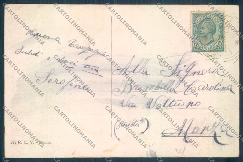 Como Città Battello cartolina LQ1507 – retro