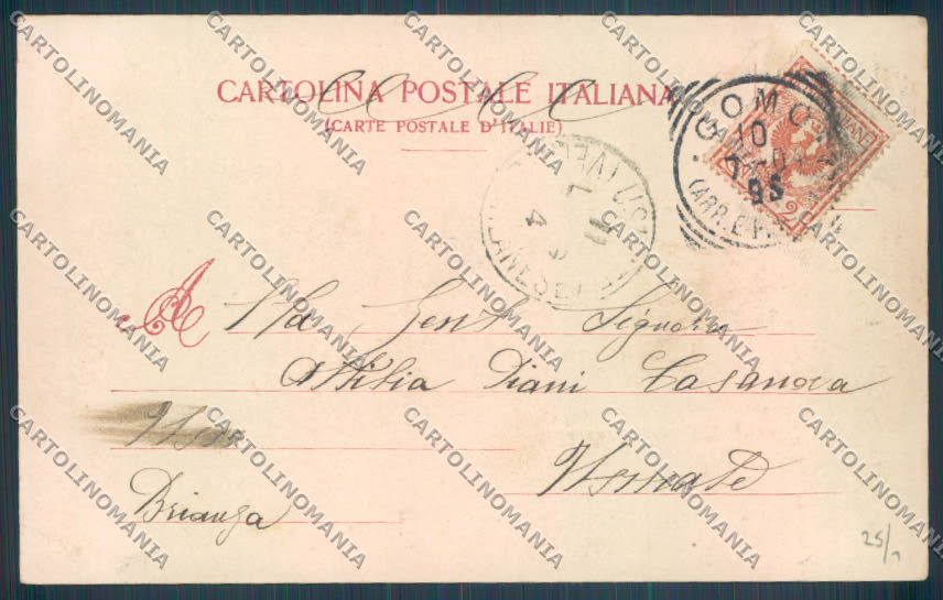 Como Città cartolina LQ1508 – retro