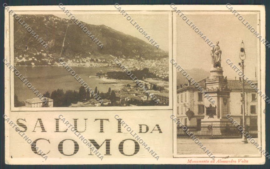 Como Città Saluti da cartolina LQ1513 – fronte