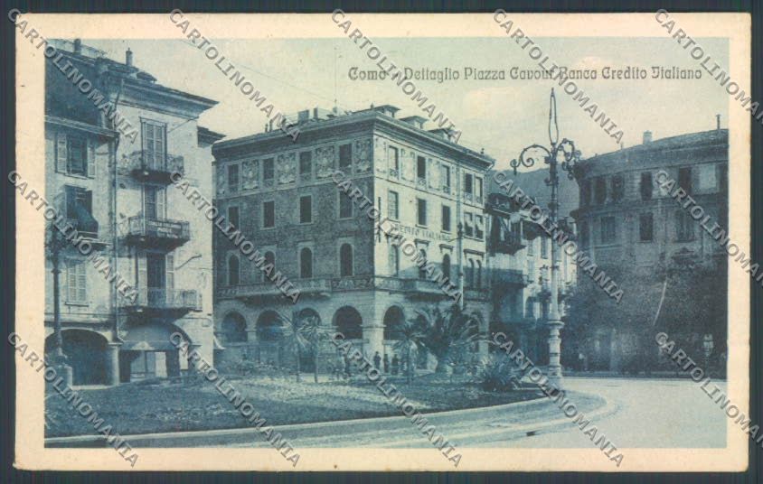 Como Città Banca cartolina LQ1515 – fronte