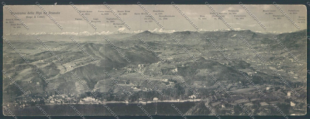 Como Città Doppia cartolina LQ1516 – fronte