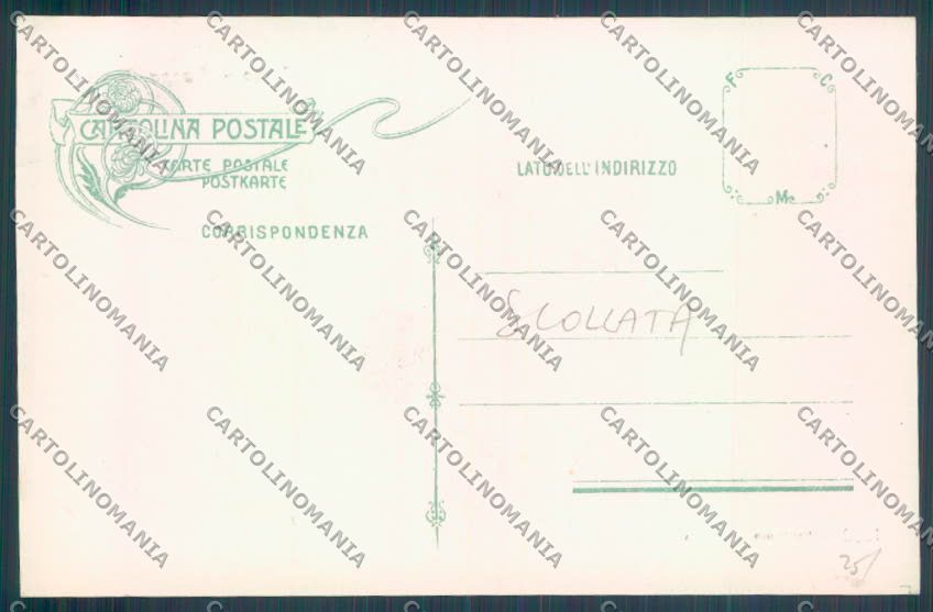 Como Città SCOLLATA cartolina LQ1523 – retro
