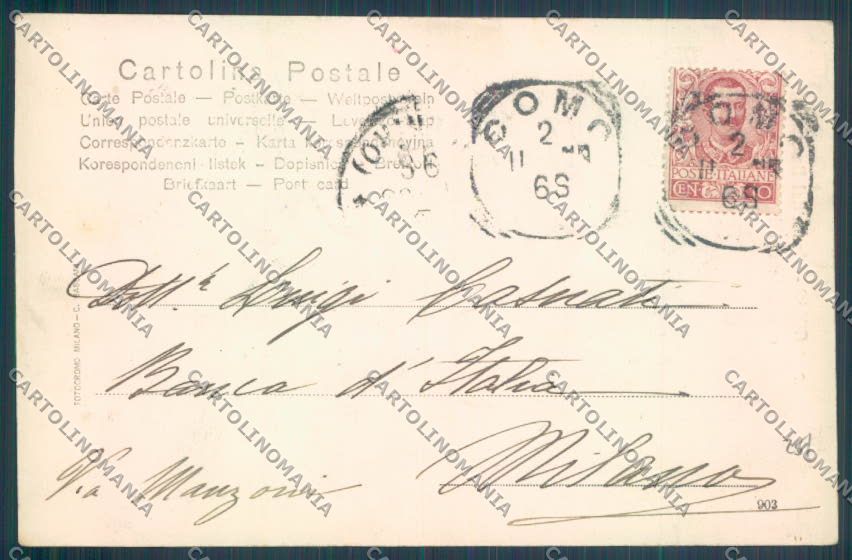 Como Città cartolina LQ1528 – retro