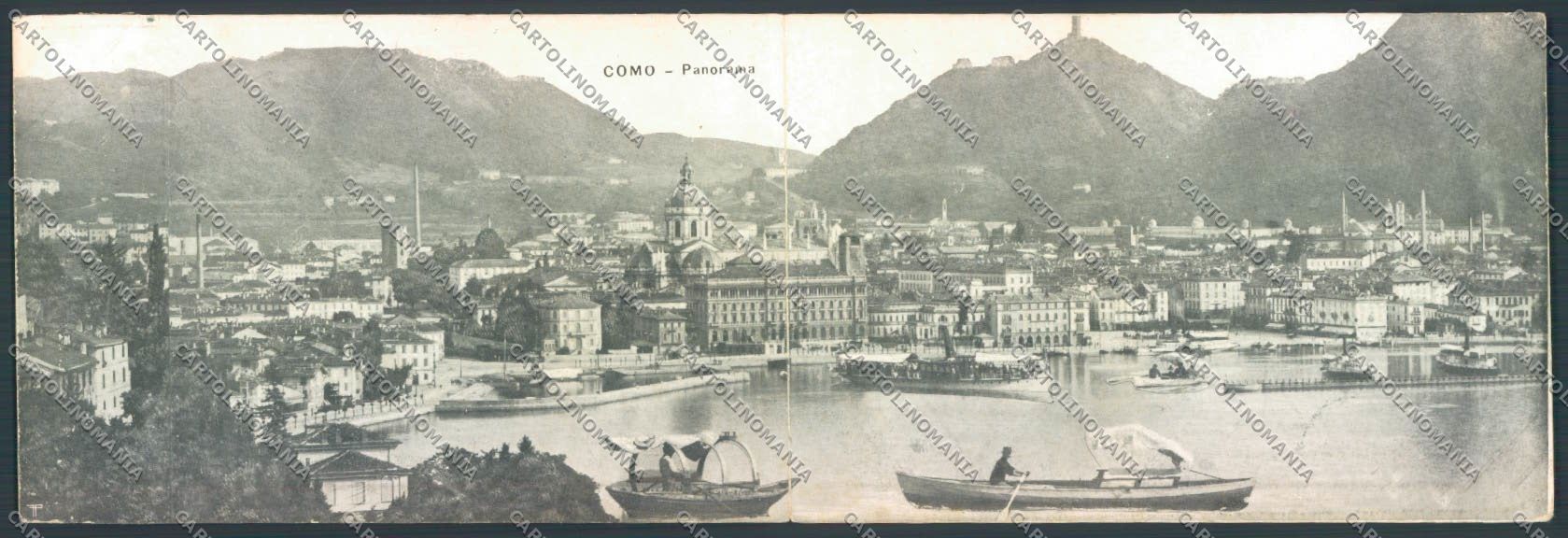 Como Città Doppia cartolina LQ1537 – fronte