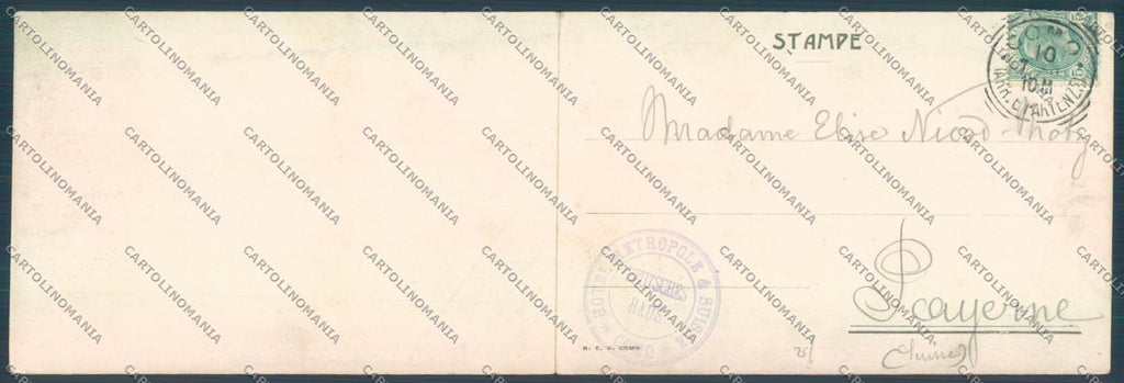 Como Città Doppia cartolina LQ1537 – retro