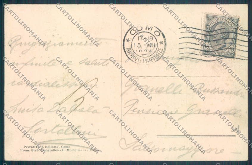 Como Città cartolina LQ1542 – retro