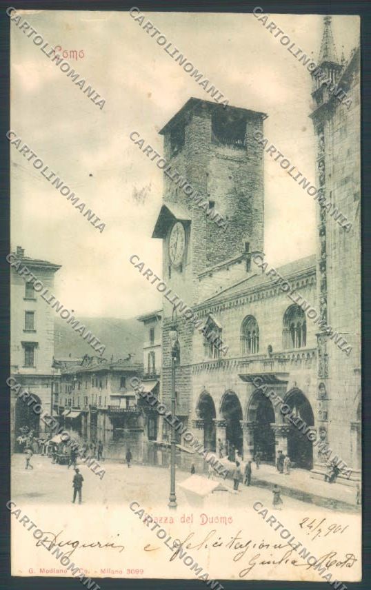 Como Città Alluvione cartolina LQ1546 – fronte