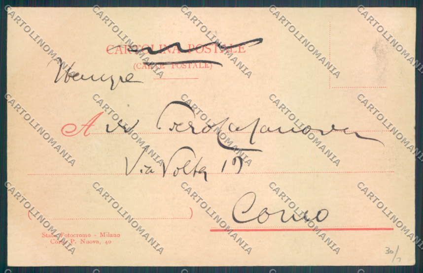 Como Città cartolina LQ1547 – retro