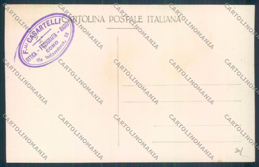Como Città Foto cartolina LQ1550 – retro