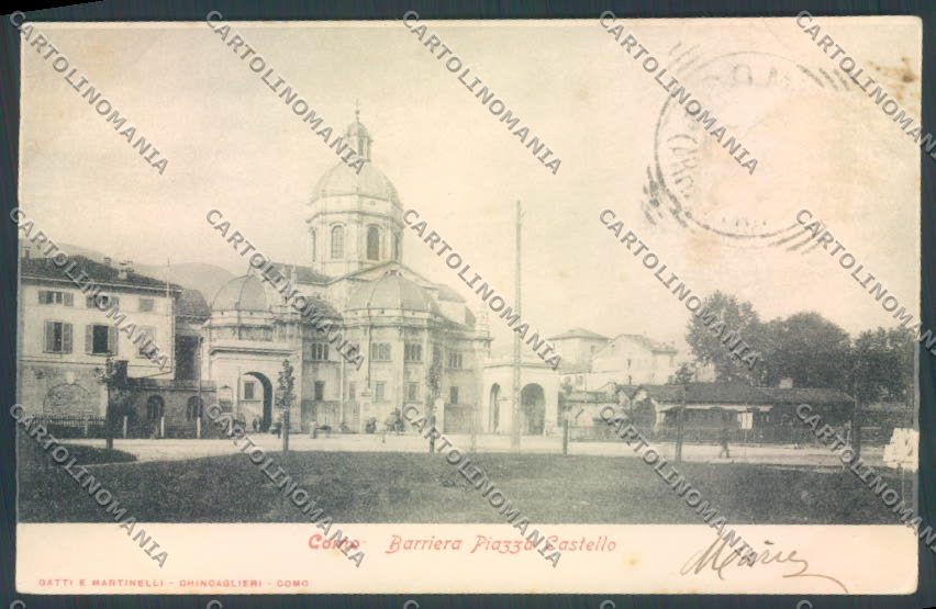 Como Città ABRASA cartolina LQ1551 – fronte