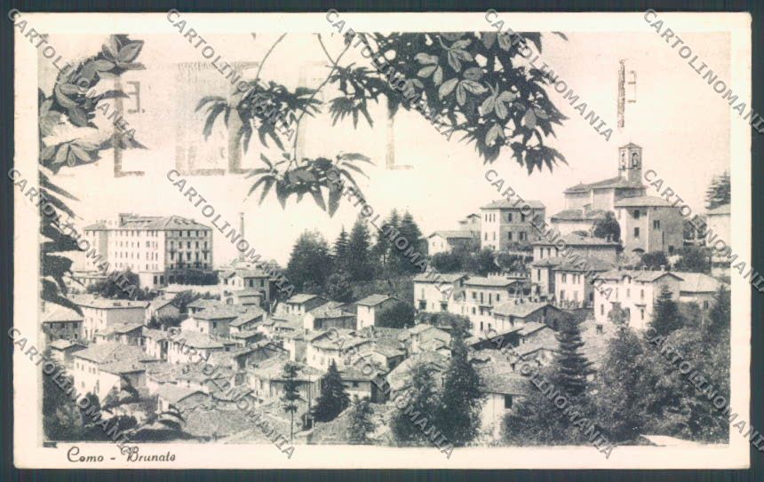 Como Brunate PIEGA cartolina LQ1557 – fronte