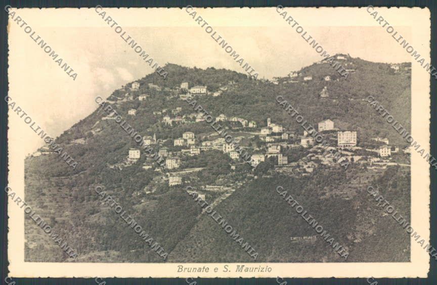 Como Brunate cartolina LQ1562 – fronte
