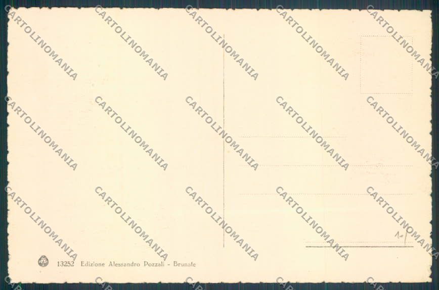 Como Brunate cartolina LQ1562 – retro