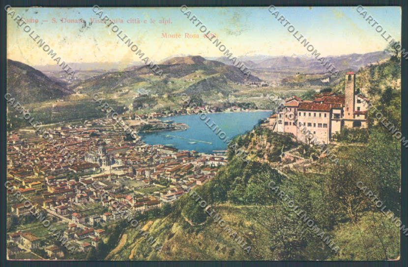 Como Città PIEGHINE cartolina LQ1571 – fronte