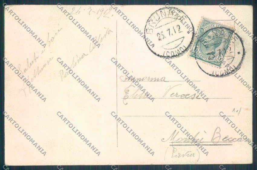 Como Brunate cartolina LQ1573 – retro