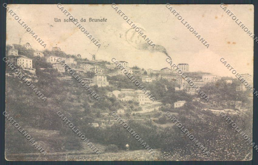 Como Brunate cartolina LQ1577 – fronte