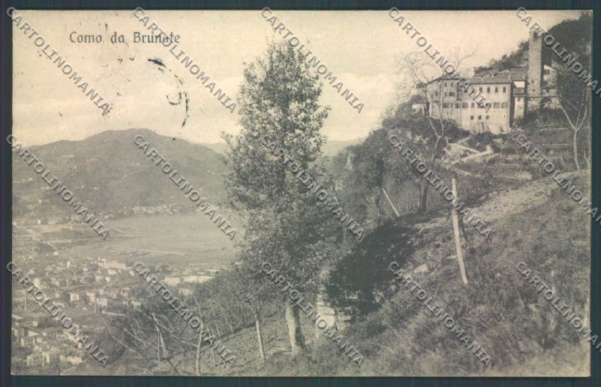 Como Brunate cartolina LQ1579 – fronte