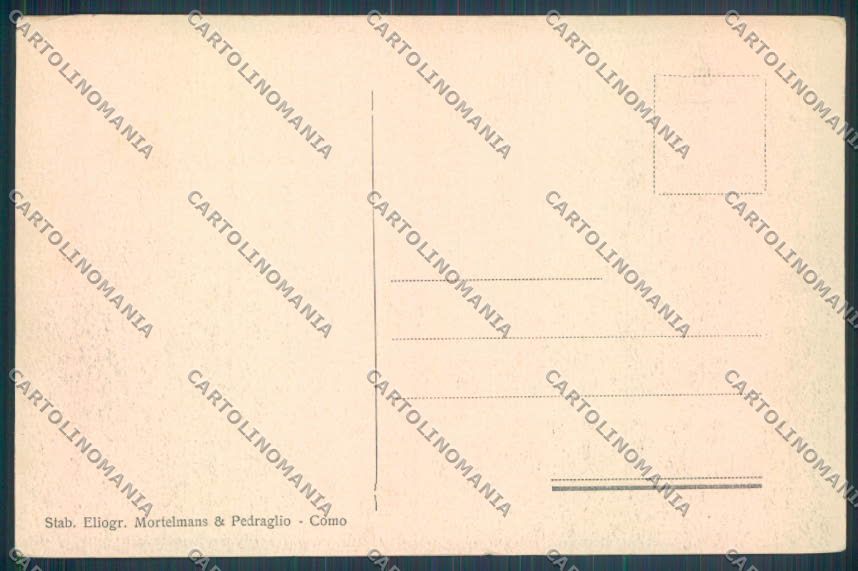 Como Brunate cartolina LQ1581 – retro