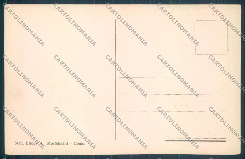 Como Brunate cartolina LQ1582 – retro