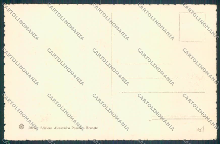 Como Brunate Foto cartolina LQ1585 – retro