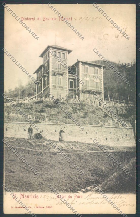 Como Brunate cartolina LQ1599 – fronte